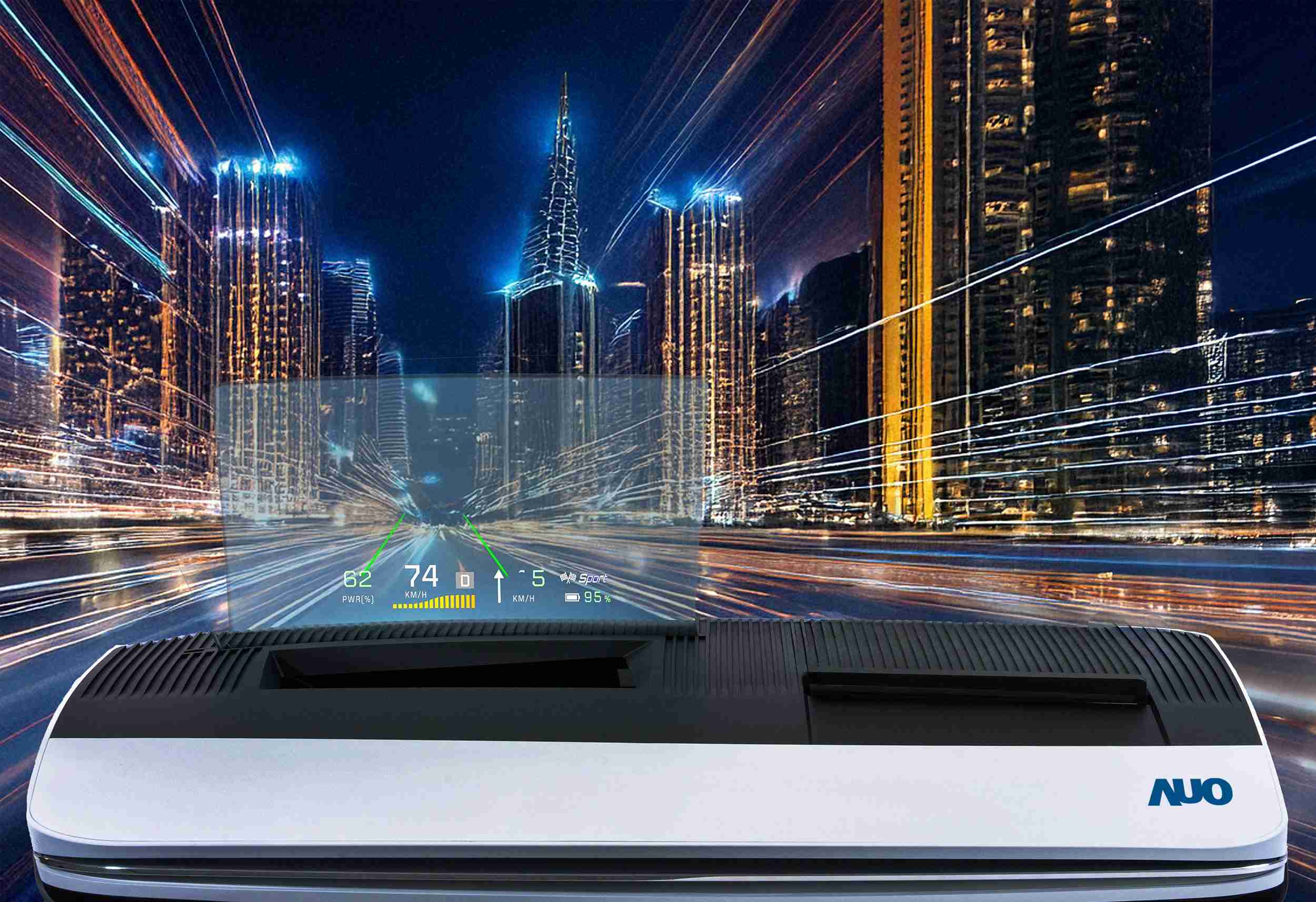 2121非凡推出13吋Micro LED抬头显示器，，，，提供高入眼亮度、、、、高色彩饱和度的显示质量，，在阳光下或黑暗中都清晰可见，，并利用Micro LED模块体积小的优势，，解决车用空间有限的痛点